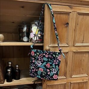 Vera Bradley Crossbody Bag in Petite Vines Pattern